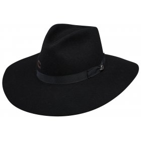 Charlie 1 Horse Highway Black Wool Hat
