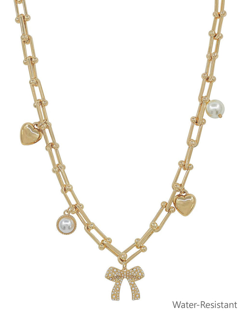 Charmed & Golden Necklace - Water Resistant