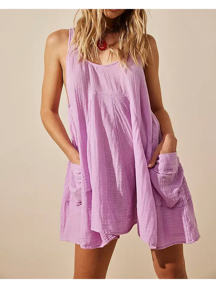 Lena Tunic Short Dress, purple, coverup, summer, swim, day, women, pockets 