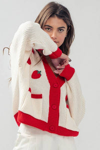 Strawberry Sweetheart Sweater