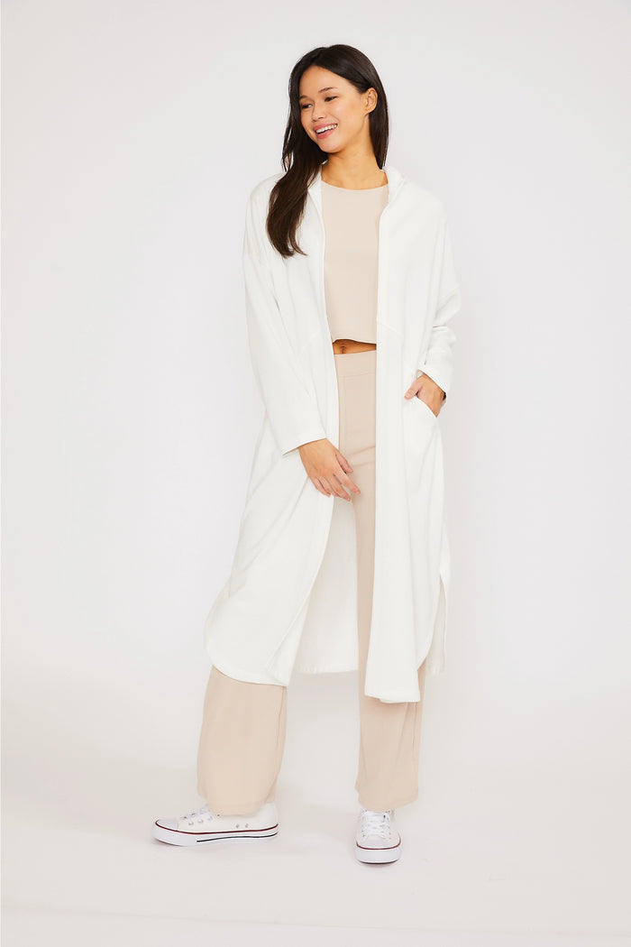 Cassie Longline Hooded Cardigan with Pockets