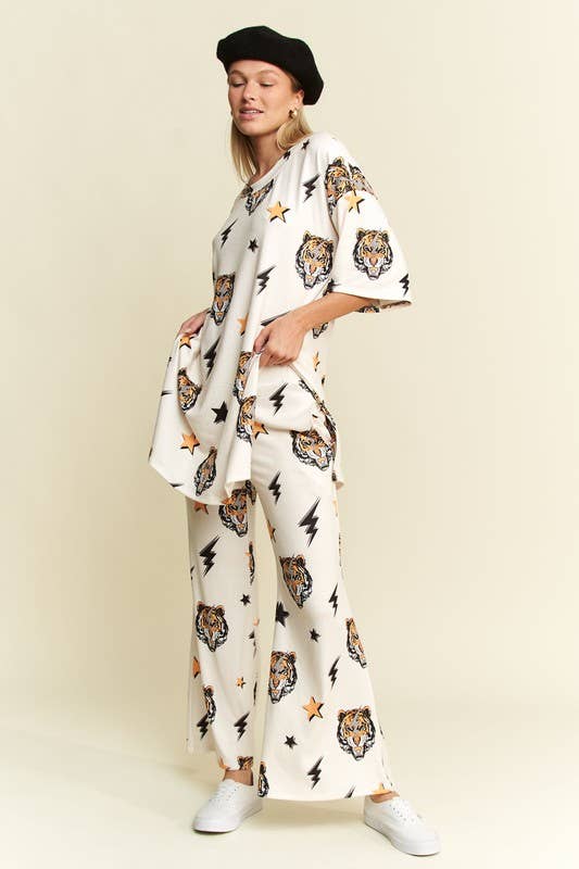 Wild Side Tiger Print Set