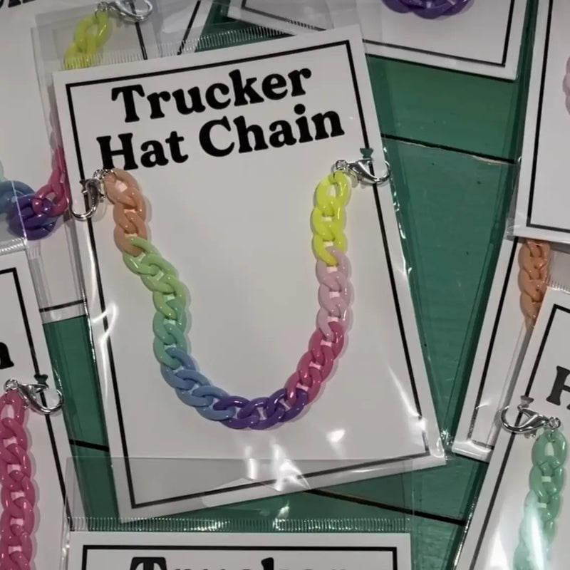 Over The Rainbow Trucker Hat Chain
