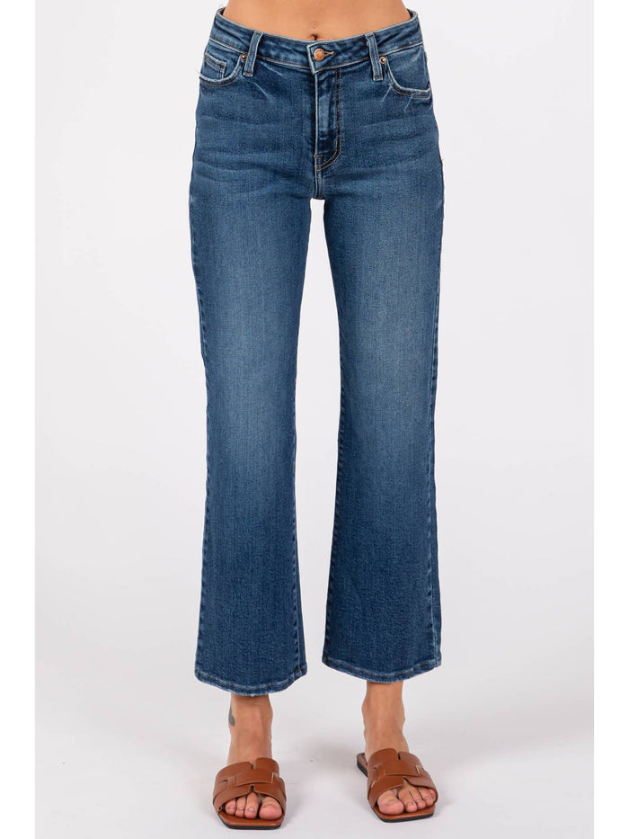 L.T.J. | Dark Venice Mid Rise Straight Jeans