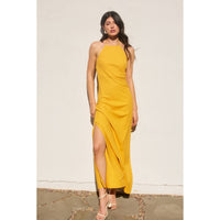 Heaven Sent Halter Neck Open Back Maxi Dress