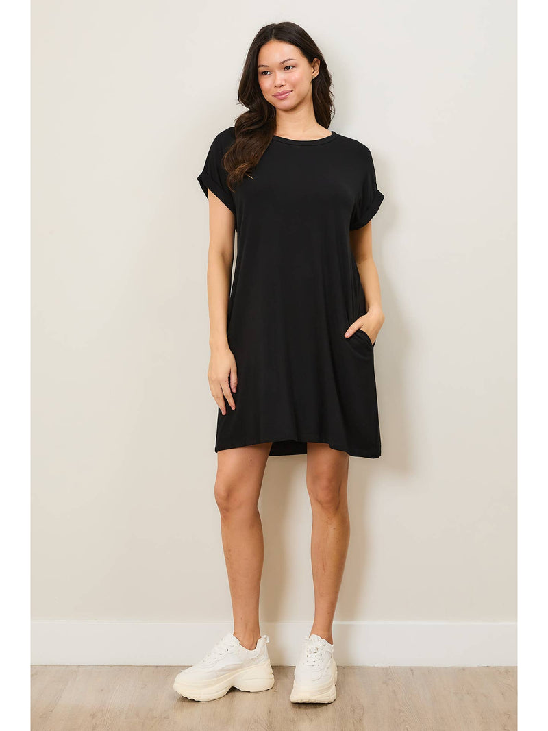 Classic Everyday Swing Dress with Pockets