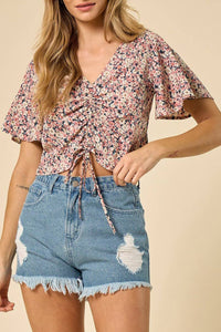 Bloom & Gather Ruched Blouse