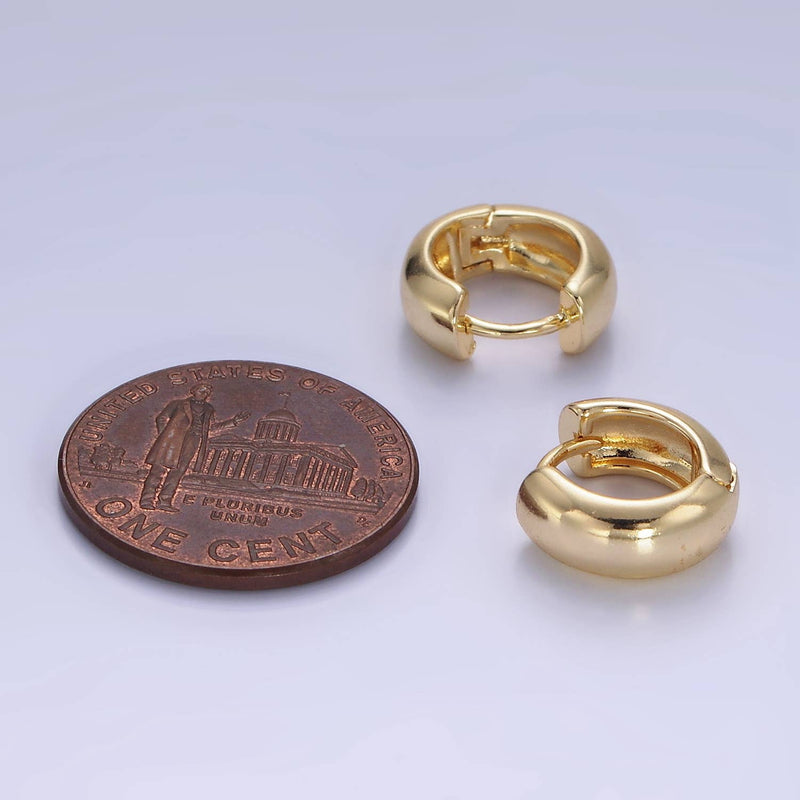 Golden Hug - 14K Gold Filled Chubby Cartilage Earrings