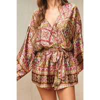 Follow The Sun Kimono Romper