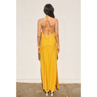 Heaven Sent Halter Neck Open Back Maxi Dress