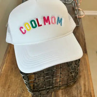 OH SO Cool Mom Trucker Hat| White