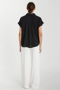 Classic Roll-Cuff Button-Down Shirt