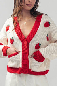 Strawberry Sweetheart Sweater
