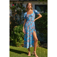Oasis Sweetheart Slit Dress