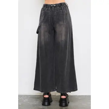 viv |Wide Leg Denim Pants