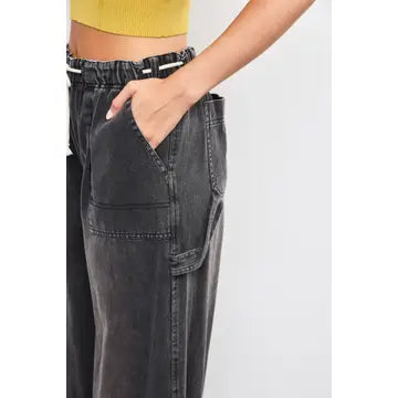 viv |Wide Leg Denim Pants