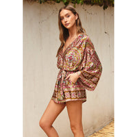 Follow The Sun Kimono Romper
