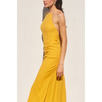 Heaven Sent Halter Neck Open Back Maxi Dress