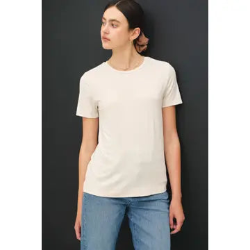 Haley | Bamboo/Modal Basic Round Neck Short Sleeve T-Shirt