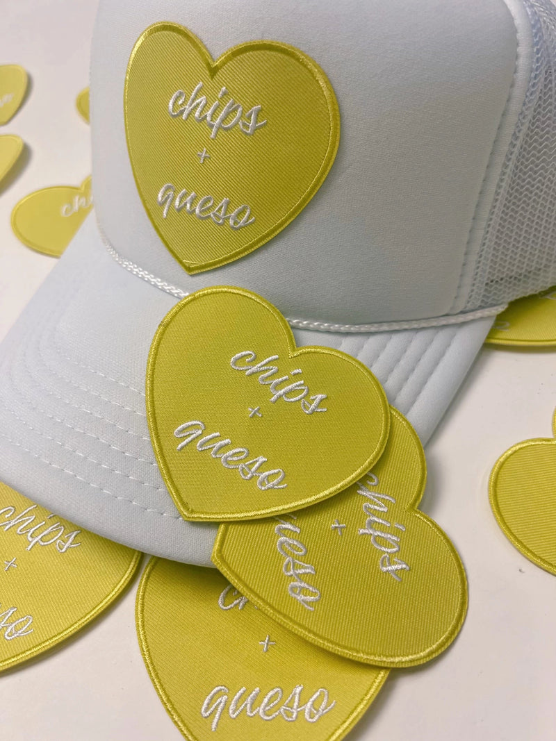 Chips + Queso Custom Patch Trucker Hat Social Statement