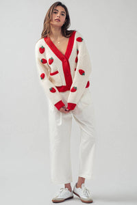 Strawberry Sweetheart Sweater