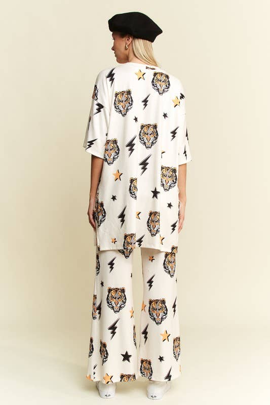 Wild Side Tiger Print Set