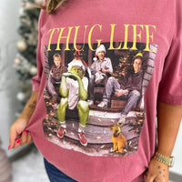 Thug Life Crimson Graphic Tee