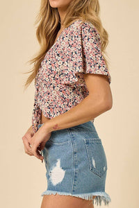 Bloom & Gather Ruched Blouse