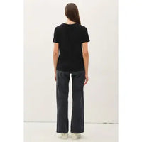 Haley | Bamboo/Modal Basic Round Neck Short Sleeve T-Shirt