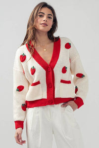 Strawberry Sweetheart Sweater