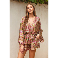 Follow The Sun Kimono Romper