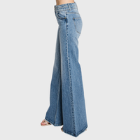 Vintage Luxe High-Waisted Wide-Leg Jeans