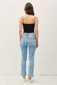 Cropped Comfort Spaghetti Tank