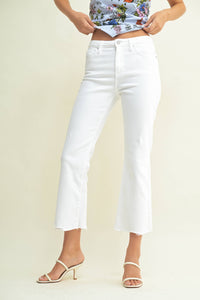 Blanc Revival Vintage Cropped Flare Jeans