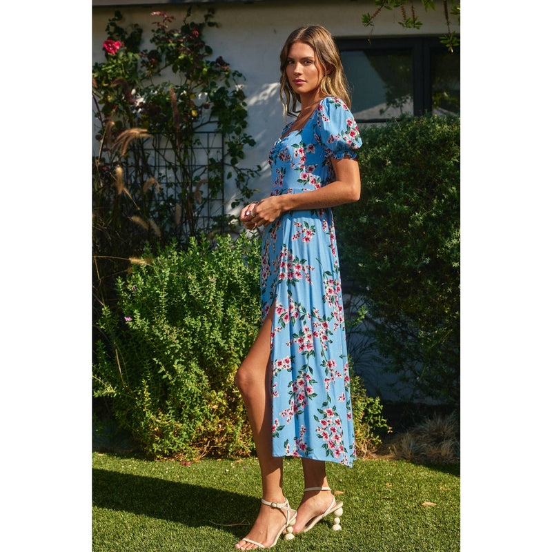 Oasis Sweetheart Slit Dress