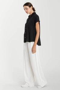 Classic Roll-Cuff Button-Down Shirt