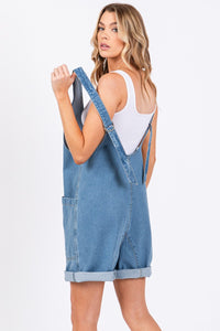 High Rolling  Overall Romper