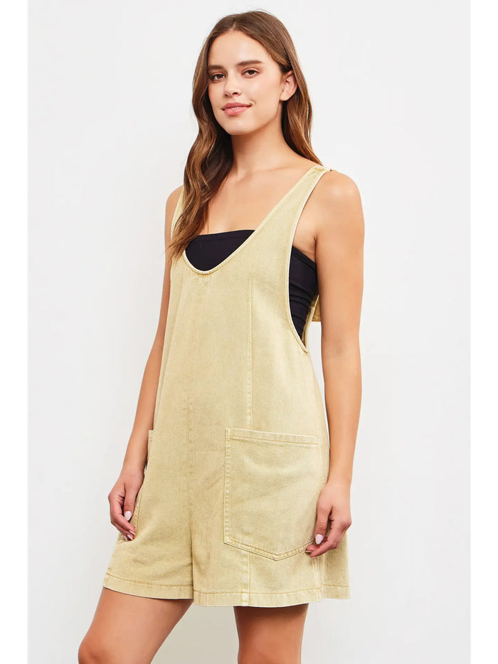 Polly |Patch Pocket Romper