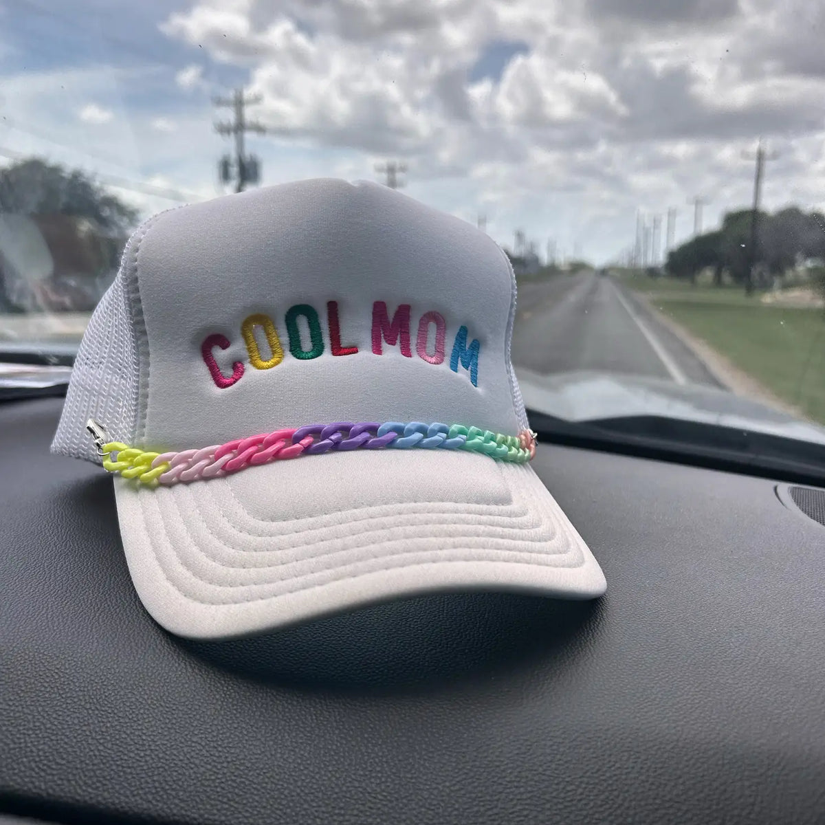 Over The Rainbow Trucker Hat Chain