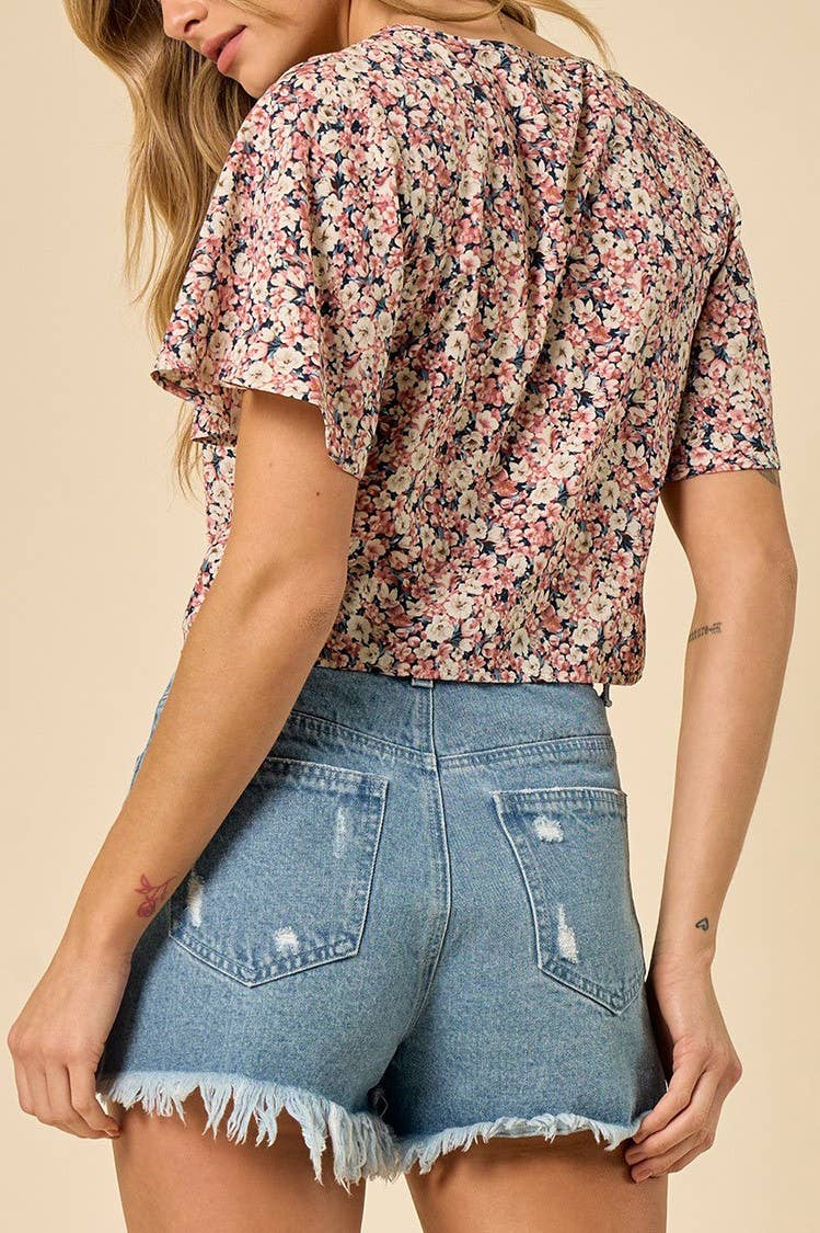 Bloom & Gather Ruched Blouse