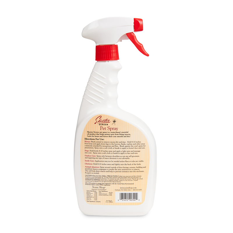 Skeeter Screen Pet & Horse Spray