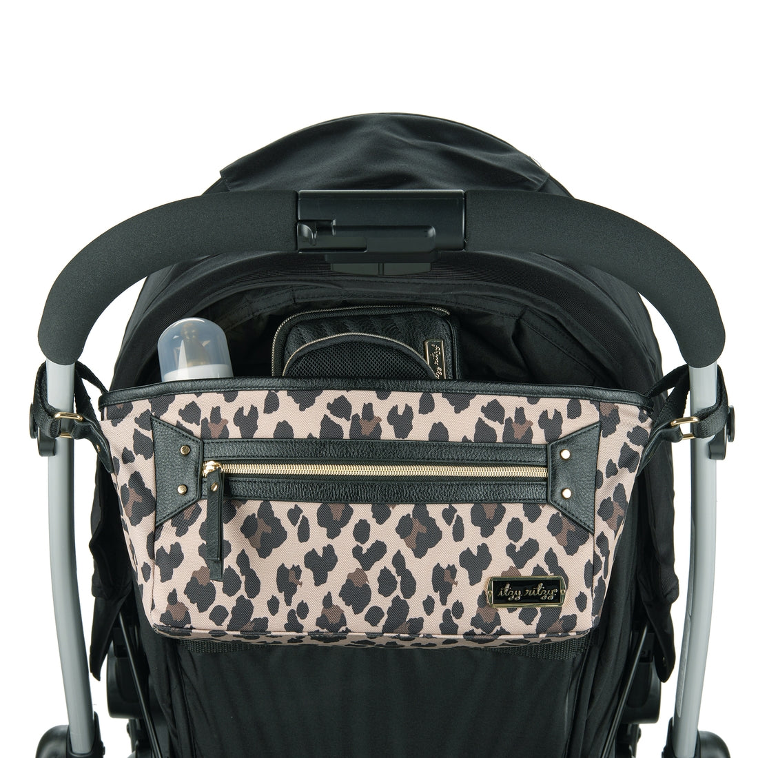 Travel Stroller Caddie + Leopard