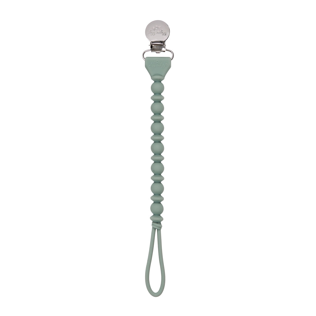 Sweetie Strap™ Succulent Beaded Silicone One-Piece Pacifier Clips