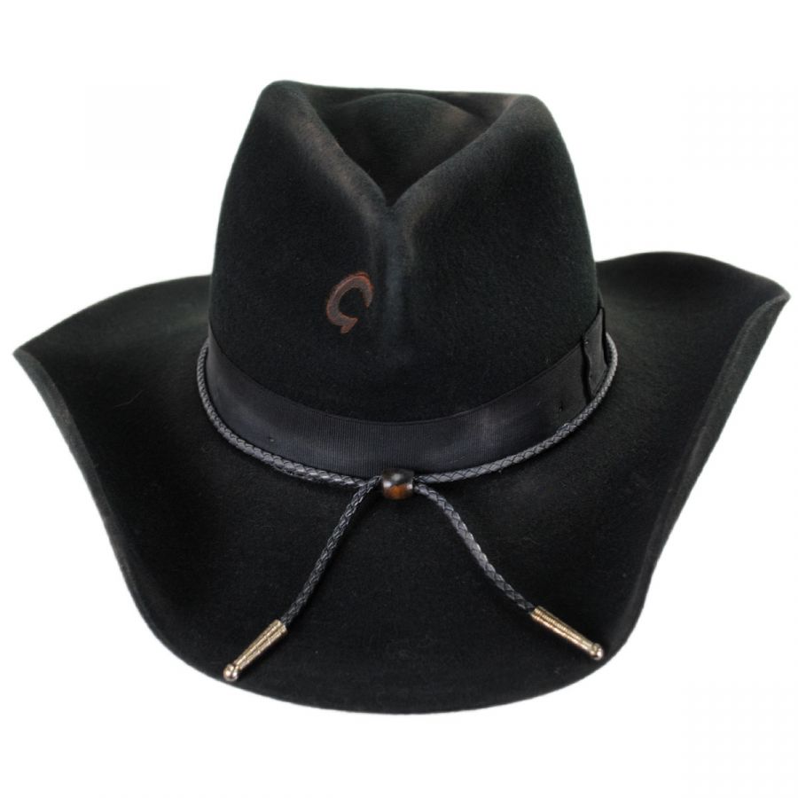Charlie 1 Horse - Desperado Distressed Black Hat