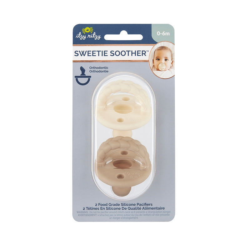 Sweetie Soother™ Orthodontic Pacifier Neutral Sets 0-6months