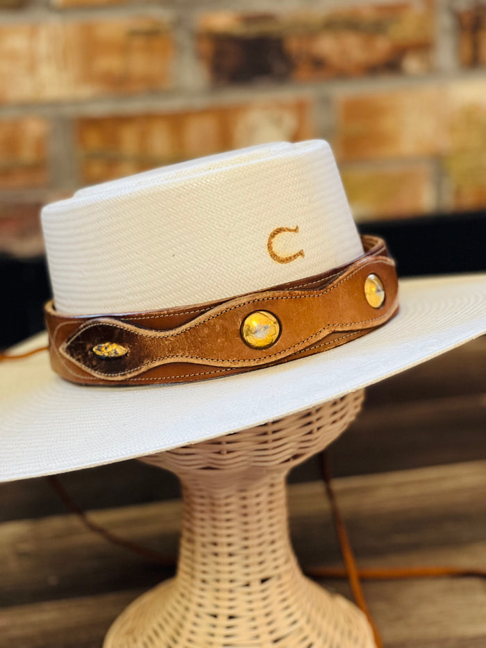 Upcycled Vintage Leather Hat Bands