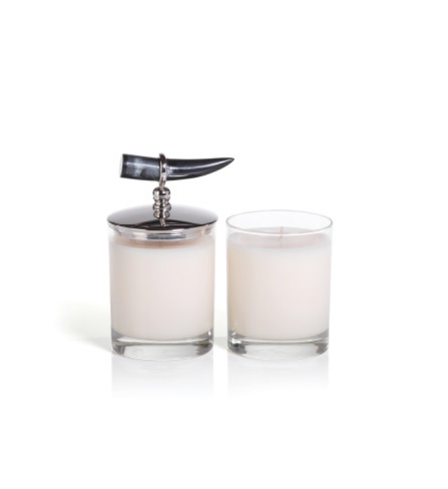 Côte d'Ivoire - Scented Candle with Horn - Tobacco Flower
