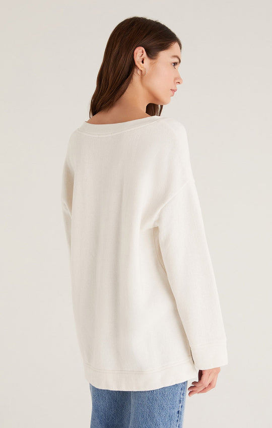 Jeanette Oversized Sweatshirt Sandstone | Z Supply