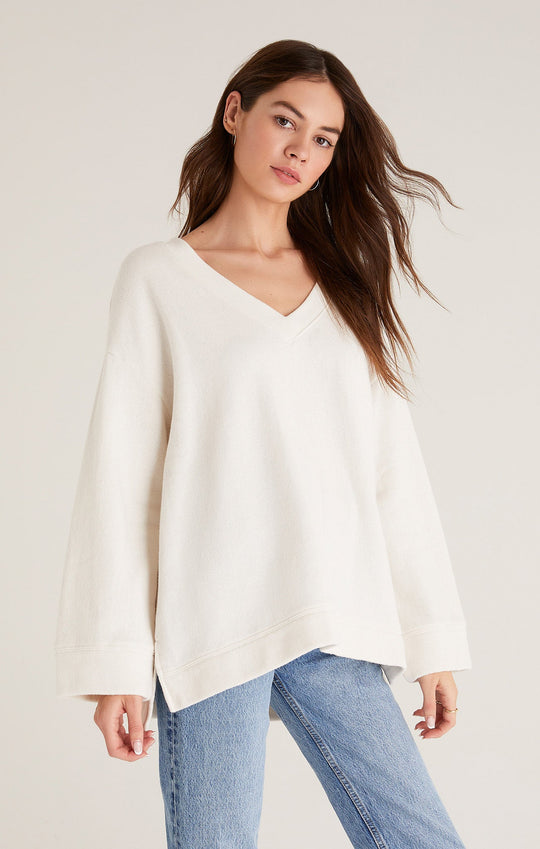Jeanette Oversized Sweatshirt Sandstone | Z Supply