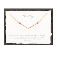 The Valley 16" Gold Necklace